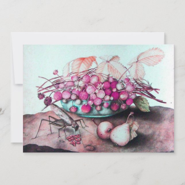 ÅRETS FRUKTER 3,rosa blå svart Meddelande (Framsida)