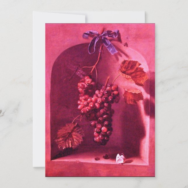 ÅRETS FRUKTER - PROSPERITET ,rosa röd brun Meddelande (Framsida)