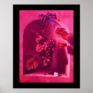ÅRETS FRUKTER -PROSPERITET rosa röd lila Poster