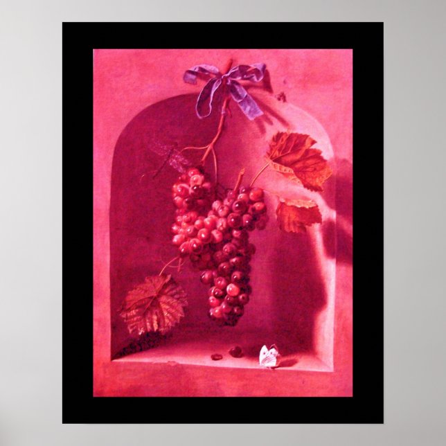 ÅRETS FRUKTER -PROSPERITET rosa röd lila Poster (Framsidan)