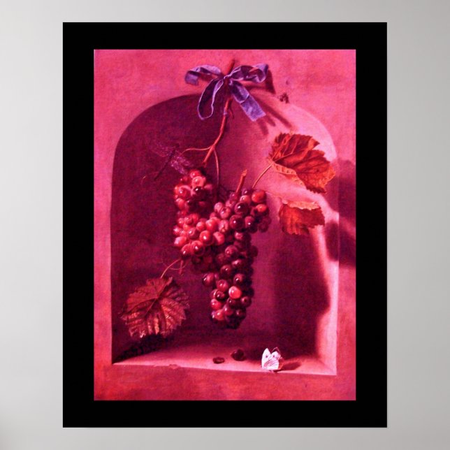ÅRETS FRUKTER -PROSPERITET rosa röd lila Poster (Framsidan)