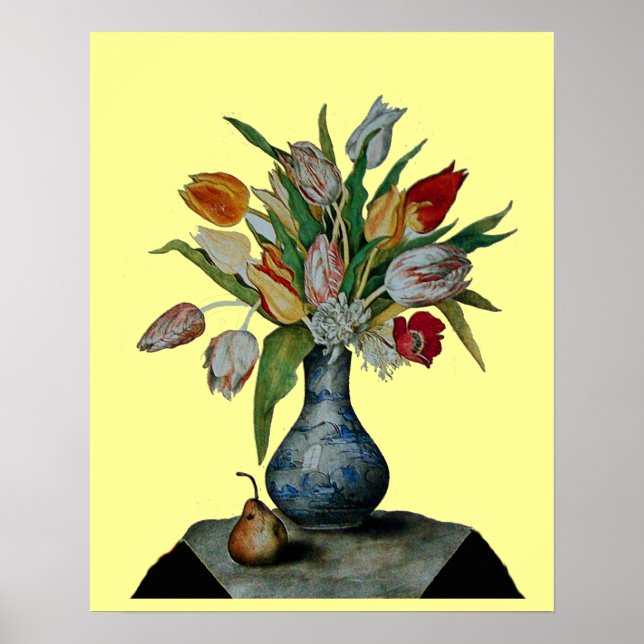 ÅRETS FRUKTER - TULPANER POSTER (Framsidan)