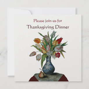 ÅRETS FRUKTER /TULPANER Thanksgiving Dinner is Inbjudningar