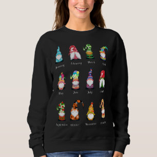 Årets Fullt av Gnomes Älskare Design månadsvis Gno T Shirt