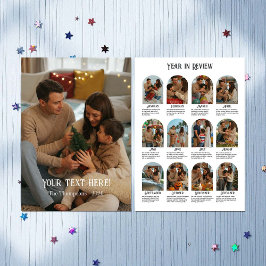 Årets höjdpunkter 12 Foto Familj Julkort