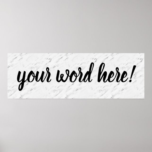 Årets inspirerande Ord Poster (Framsidan)