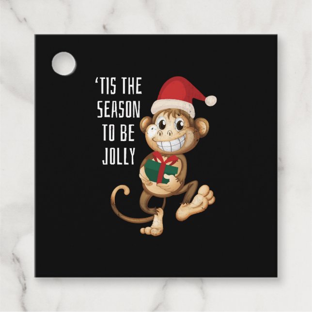 Årets jul gåvor etiketter (Framsida)