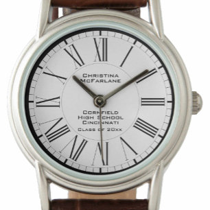 Årets klass med Namn och skolbevakning Armbandsur