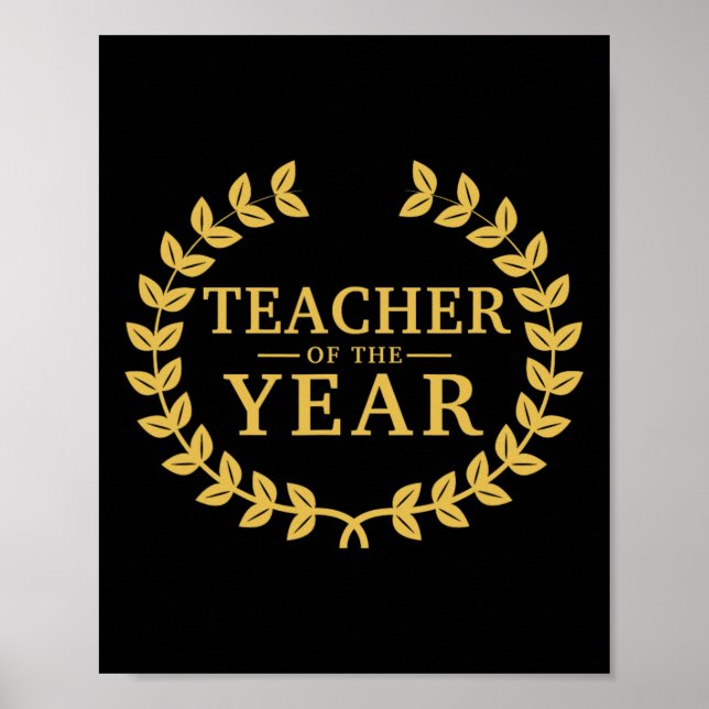 Årets lärare - Största någonsin Award Day Poster (Framsidan)
