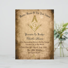 Årets mästarmurare-certifikat 