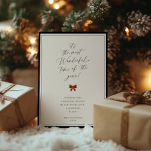 Årets mest underbara tid julkort