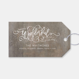 Årets mest underbara tid presentetikett