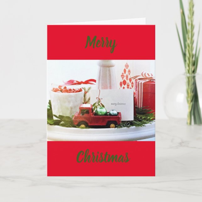 ÅRETS MEST UNDRANDE TID "CHRISTMAS" HELGKORT (Framsida)