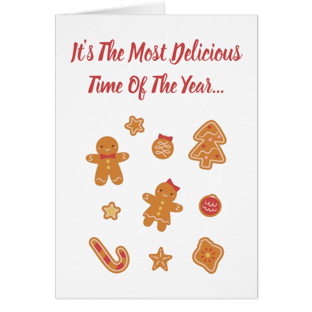 Årets mest utsvävande tid, Julafton Hälsningskort (Framsidan)