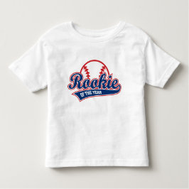 Årets nykomling 1-års födelsedag baseboll t shirt