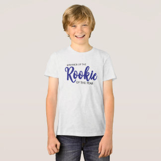 Årets nykomling 1-års födelsedagsbaseboll bror sys t shirt
