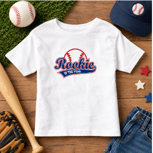 Årets nykomling 1-års födelsedagsbaseboll t shirt