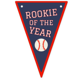 Årets nykomling Baseball Flaggor Banner