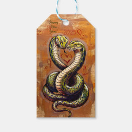 Årets önskan för Kärlek 2025 års träsnake Presentetikett