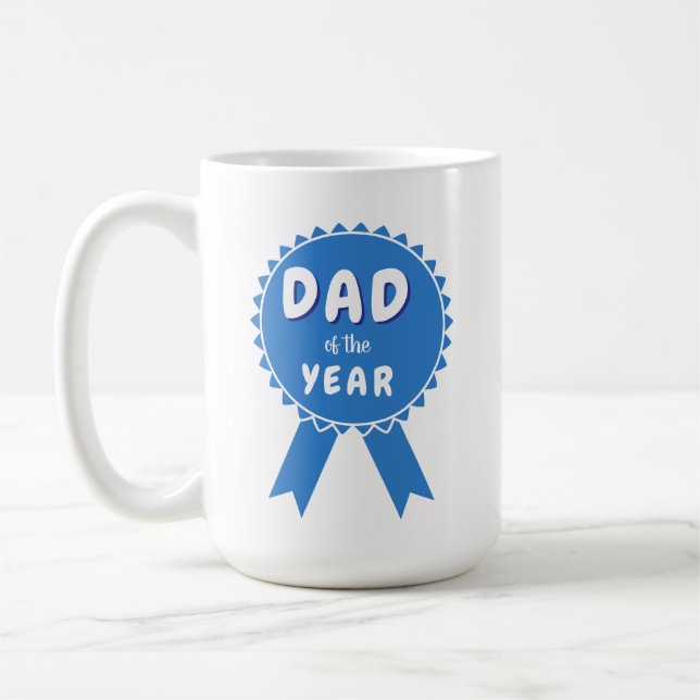 Årets Pappa Utmärkelse Band Design Kaffemugg (Vänster)
