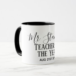 Årets Personlig Modern Text Gift Mugg