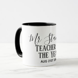 Årets Personlig Modern Text Gift Mugg