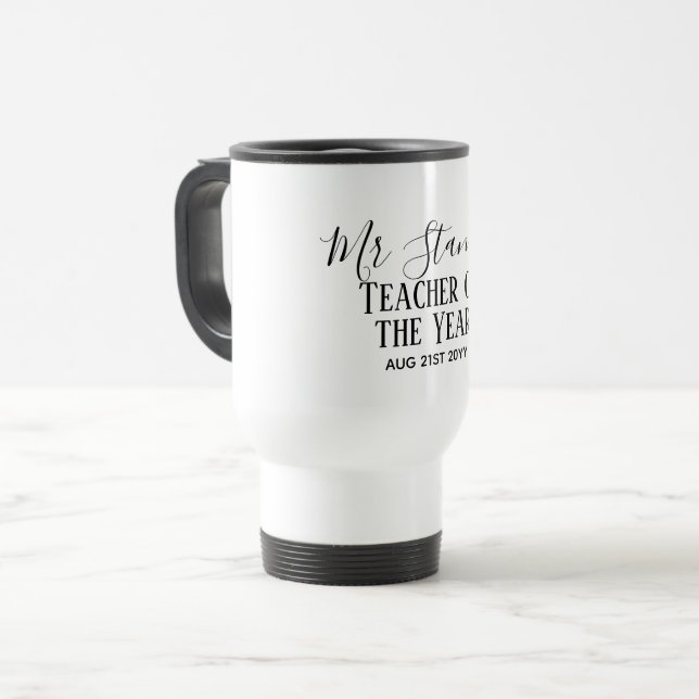 Årets Personlig Modern Text Gift Resemugg (Framsida vänster)