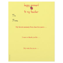 Årets personliga tack till lärare - nyckelpiga