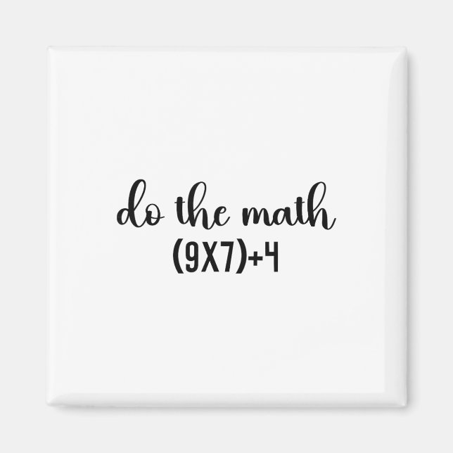 Årets Slut Lärarpresenter Rolig Matematik Slever M Magnet (Framsidan)