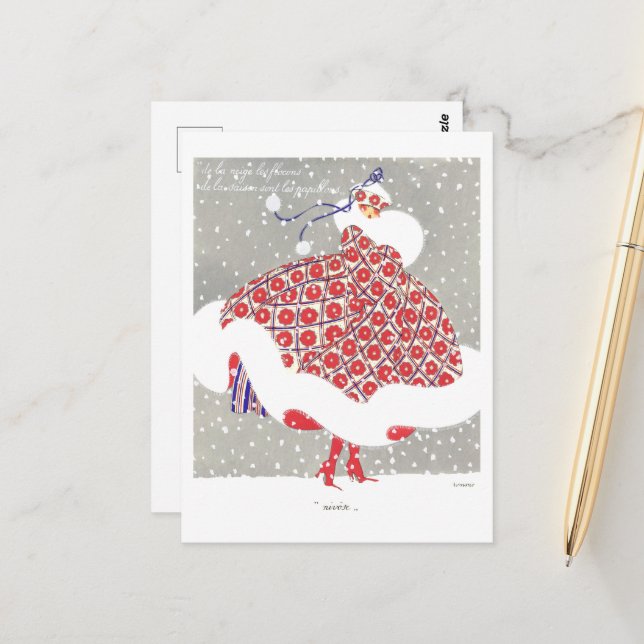 Årets tolv månader: Nivose Vykort (Fram/Back In Situ)