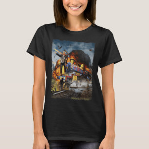 Årets Trump Tåg Funny Donald Trump 2024 Ele T Shirt