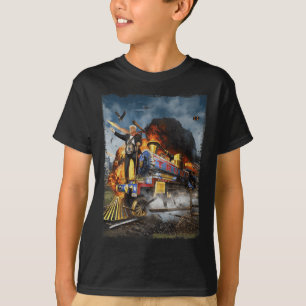 Årets Trump Tåg Funny Donald Trump 2024 Ele T Shirt