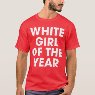 Årets Vita Tjej Födelsedagsfest Spring Break f T Shirt
