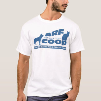 ARF-Konsum: blått på vit T Shirt