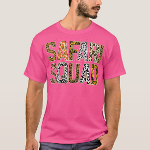 Arfica Safari Squad Zoo African Wildlife Summer Va T Shirt