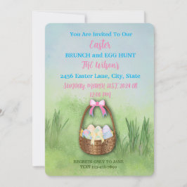 🌷 Arful Påsk Brunch & Egg Hunt 🐣 Inbjudningar