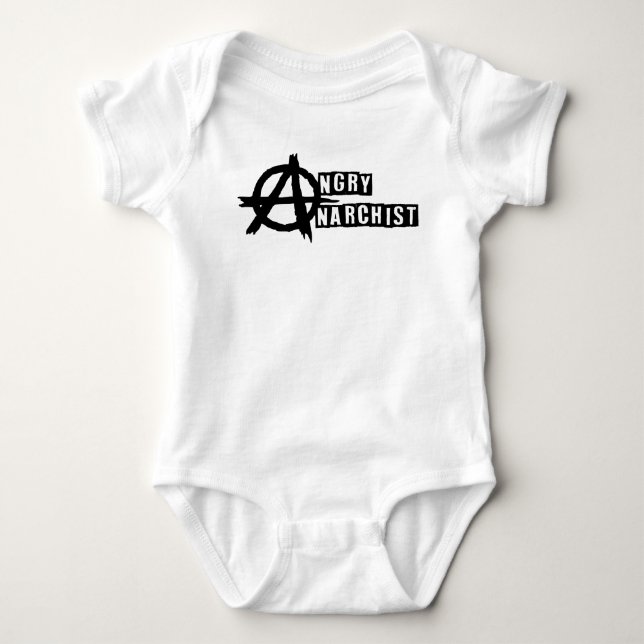 Arg Anarchist (baby) onsie T Shirt (Framsida)