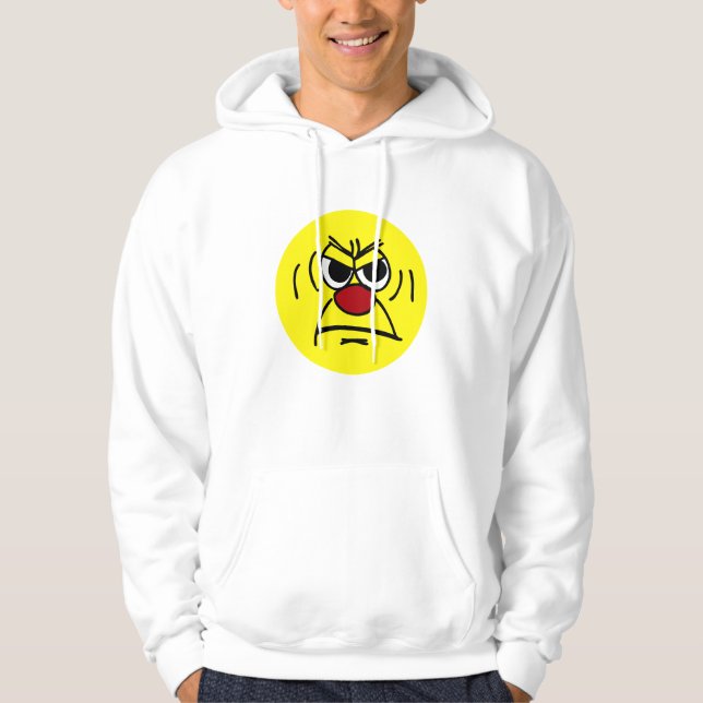 Arg Ansikte Grumpey Sweatshirt (Framsida)