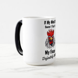 Arg Ansikte Magisk Mugg