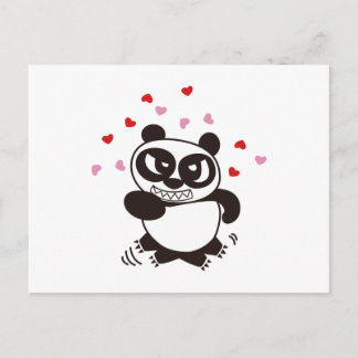 Arg Ansikte Panda 32 Vykort
