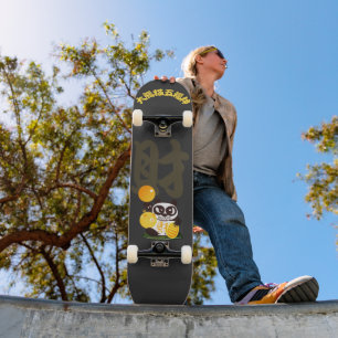 arg ansikte pandadå lyckogud Skateboard