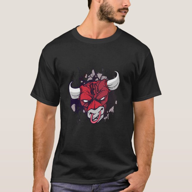 arg av tjur t shirt (Framsida)