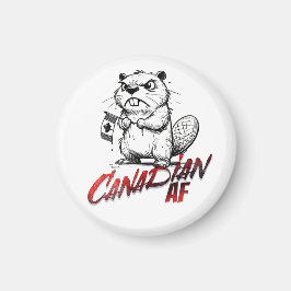 Arg Beaver Canadian AF Magnet