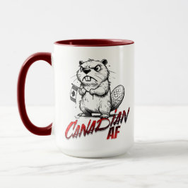 Arg Beaver Canadian AF Mugg