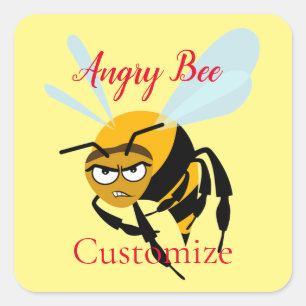 Arg Bee Thunder_Cove Fyrkantigt Klistermärke