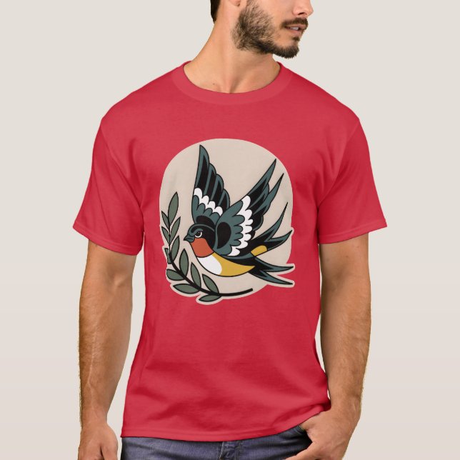 Arg Bird vintage T Shirt (Framsida)