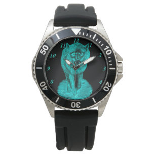 Arg Black Varg i natt Armbandsur