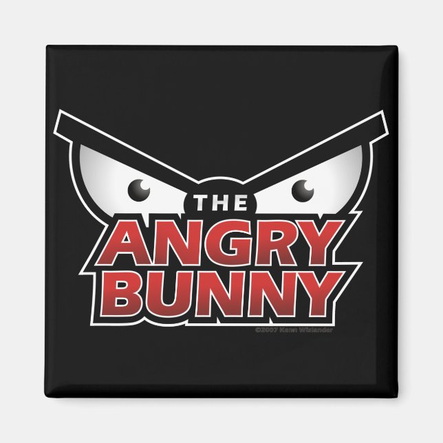 Arg Bunny Abstrakt Magnet (Framsidan)