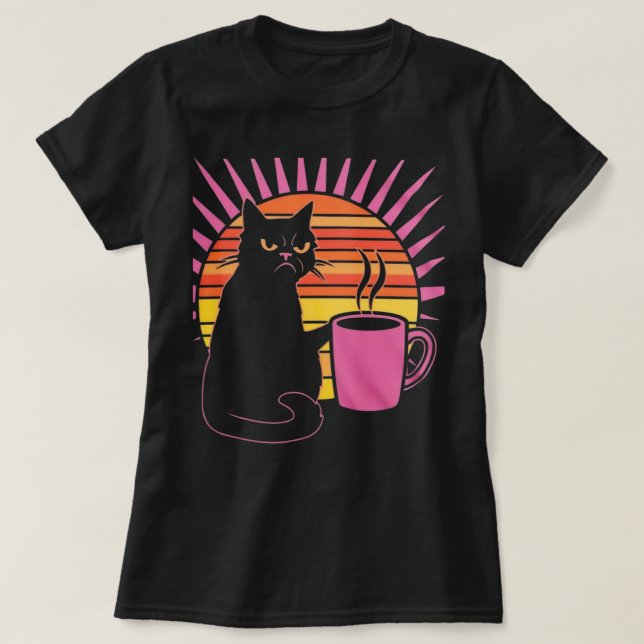 Arg Cat Joe 2 blk Womens T Shirt (Design framsida)