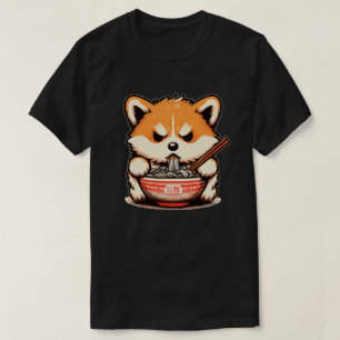 Arg corgi eat noodle-nyanser t shirt